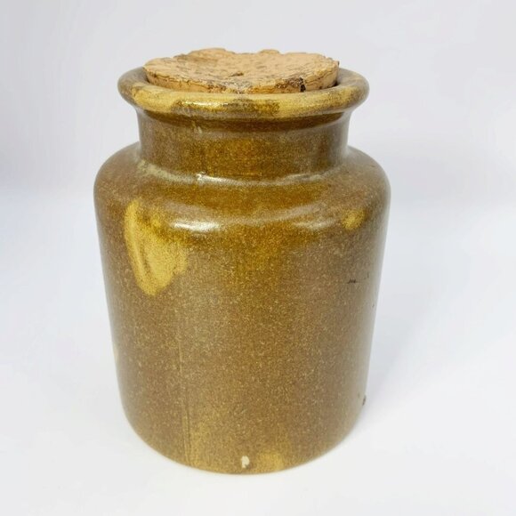 Vintage 1985 France Old Fashioned Mustard Pot with Cork - Picture 8 of 8